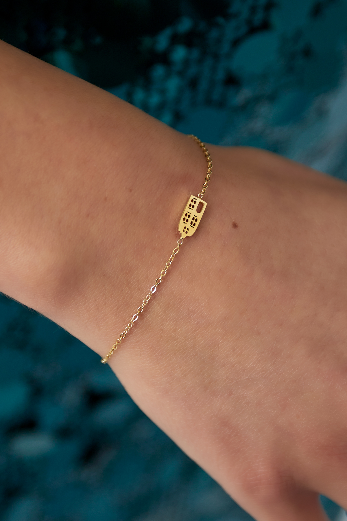 Amsterdam house bracelet - Gold color h5 Picture2